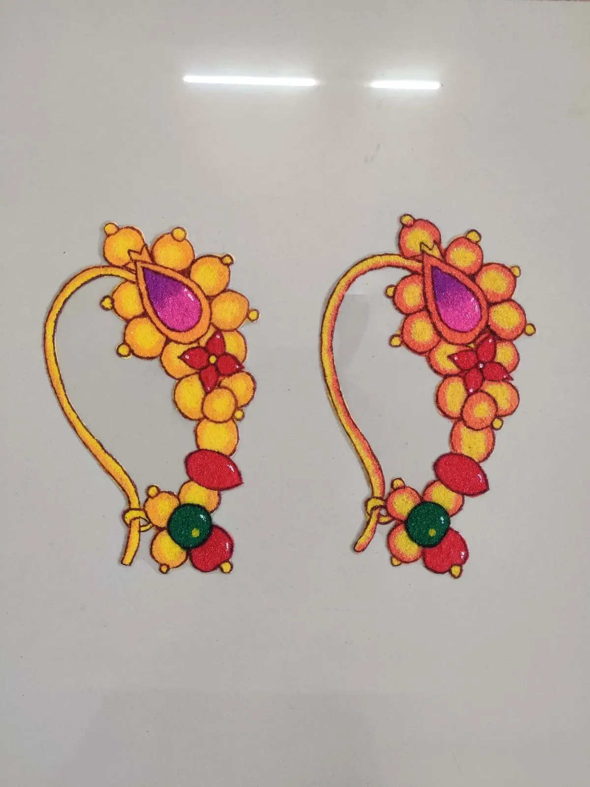 Earring Nosering Pair