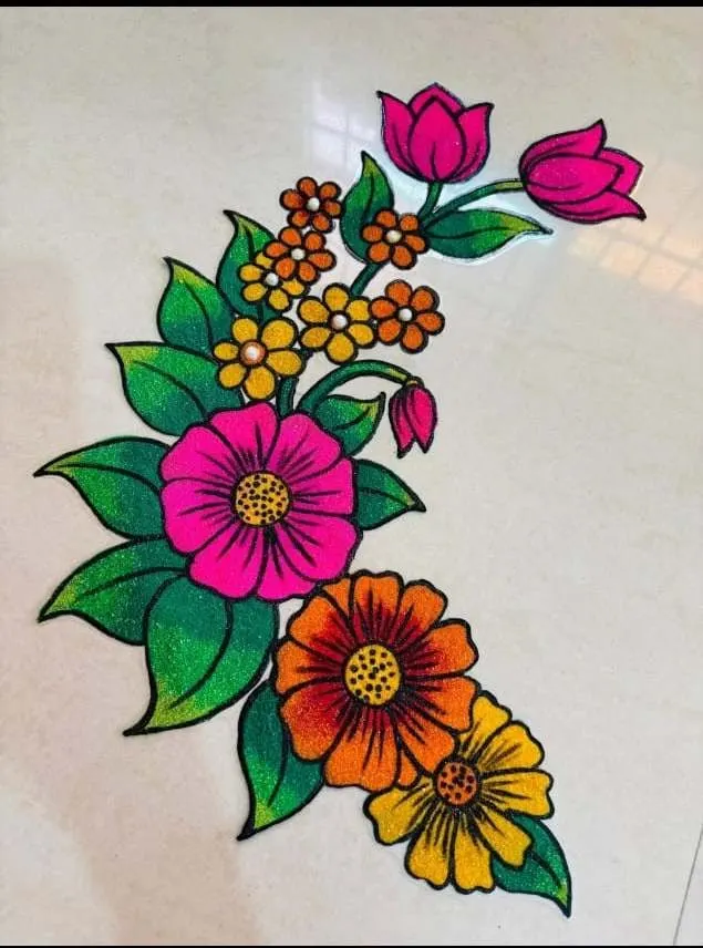 Floral Bouquet Spray