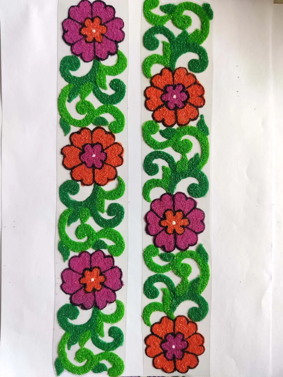 Flower Vine Border