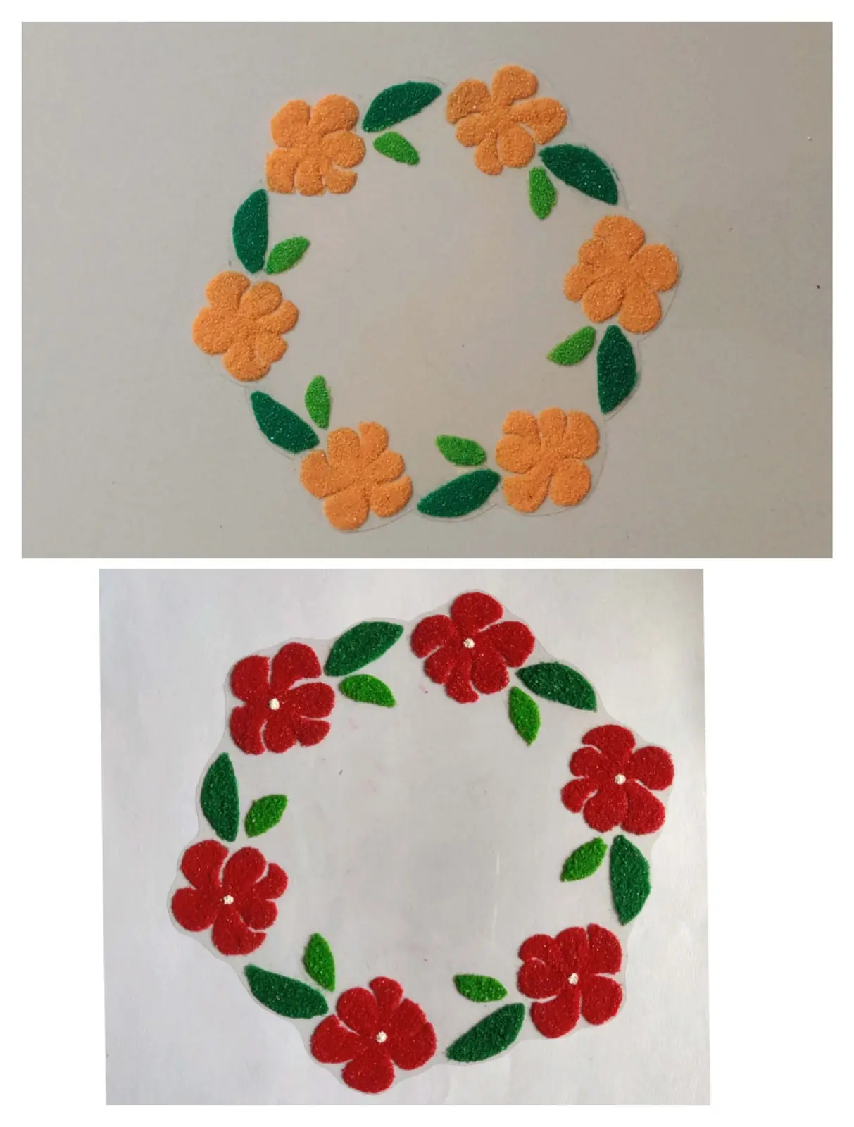 Flower Wreath Circular
