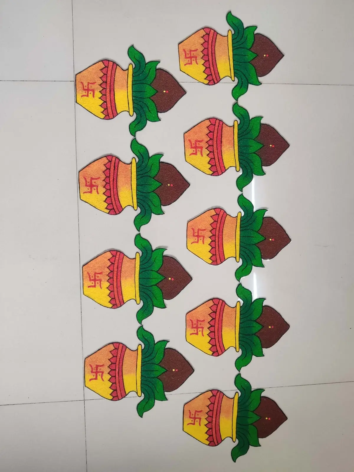 Kalash Garland Swastik Pots