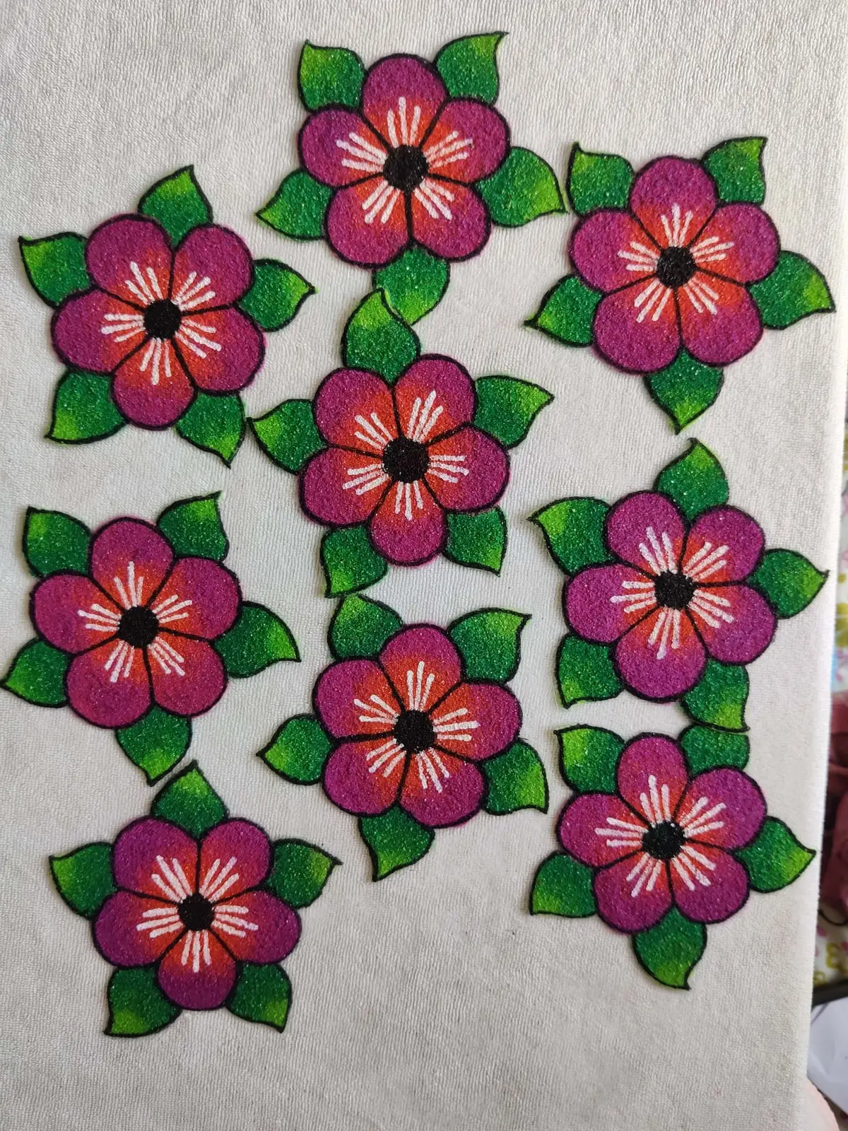 Flower Cluster Grid