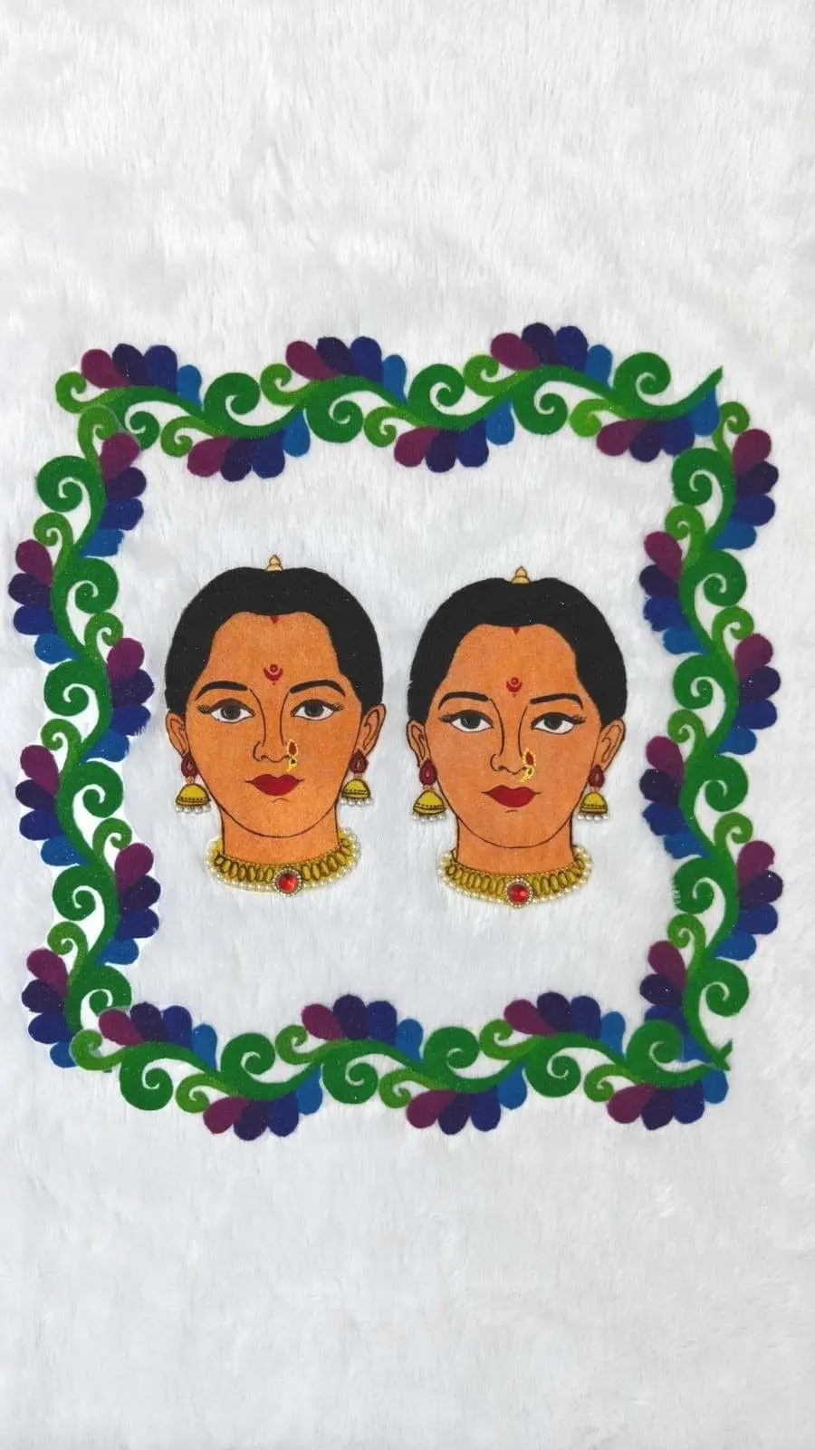 Twin Lady Face